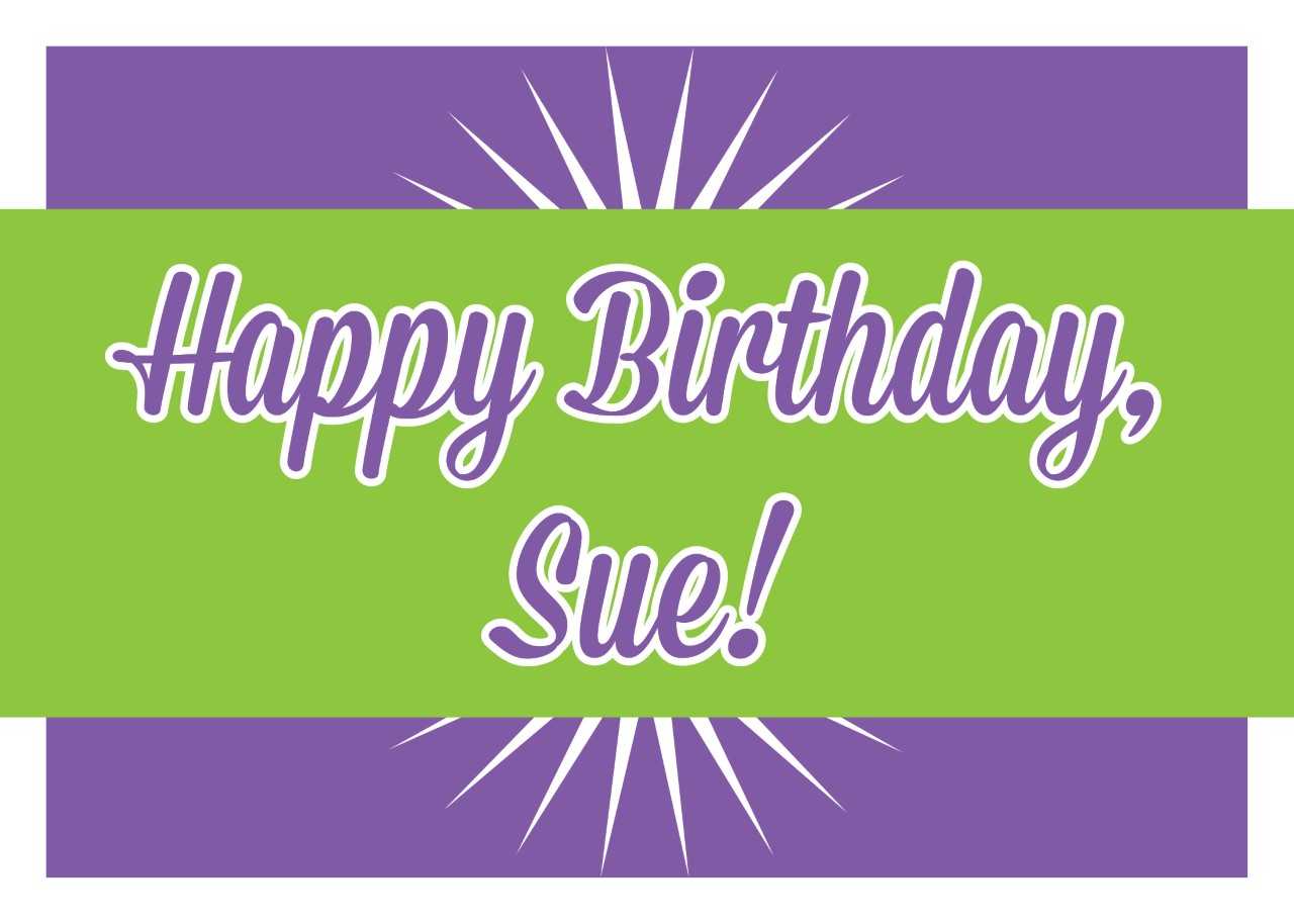 Happy Birthday Sue happy birthday cupcake candle pink picture for Sue...